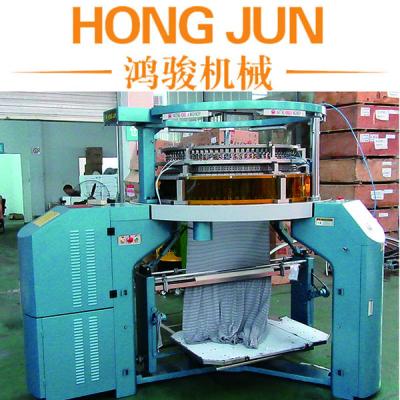 China Single Weft Jersey Mini Jacquard Circular Knitting Machine with Technique Three Way Needle Selector for sale