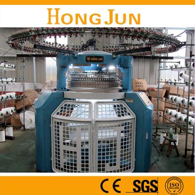 China Jersey Weft Double Interlock Knitting Machine For Scuba Cloth for sale