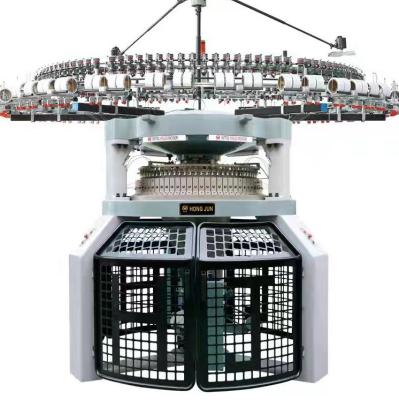 China Hongjun High Speed ​​Jersey Weft Double Rib / Interlock Circular Knitting Machine for sale