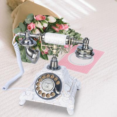 China Party Gathering Guest Book Phone USB Interface Rotary  Phone Message Recording Wedding for sale