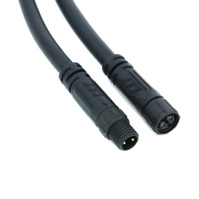 China Mini Power Electrical Equipment Cable Connector 2pin Wire Lock IP67 Waterproof Nylon Circular 2 3 4 5pin Connector for sale