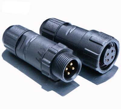 China Solder connector 4pin M14 electrical terminal joint auto led llt ip67 waterproof 2 3 4 5 6 7 8 strip 10 assembly connector for sale