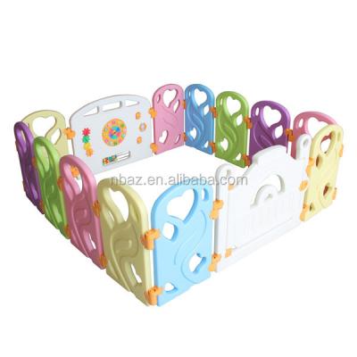 China Easily Assembled Plastic Barrier Outdoor Colorful Luxury Furniture Play Fence for sale