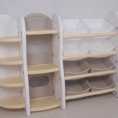 China Home Plastic Kids Shelf Toys Storage Rack for sale