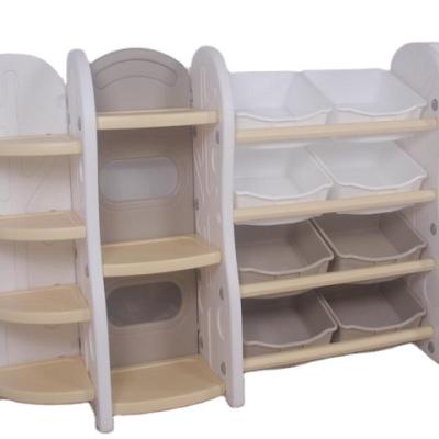 China Home Plastic Kids Shelf Toys Storage Rack for sale