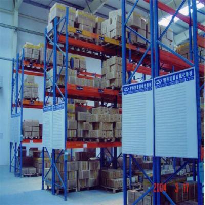 China 1.8mm-3mm Push Back Pallet Racking Pallet Warehouse Armazenamento à venda