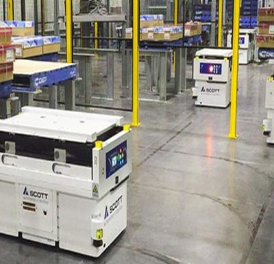 Cina CE Automatic Guided Robot Warehouse Agv Robot Car in vendita