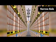 Narrow Aisle Racking Pallet Warehouse VNA ISO9001 Certificated