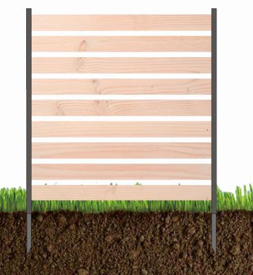 China CTSC Traditional Privacy Fence Screen Outdoor Garden Backyard Patio Decor Wood Privacy Screen Fence Panels OEM for sale