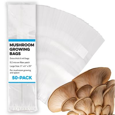 中国 Tear Resistant Strong Durable Fungus Mycelium Cultivation Growing Mushroom Grow Grain Spawn Bags 販売のため