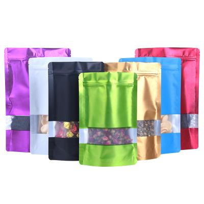 Chine Sac d'emballage de sel de soudure à chaud, sacs zip-lock d'aluminium de 12*20cm avec la fenêtre à vendre