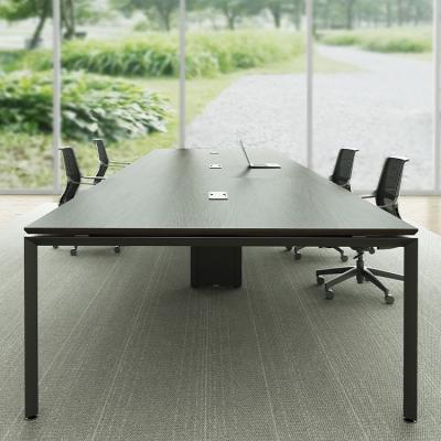 China Extendable Curved Rectangle Morden Office Meeting Room Conference Desk Long Design 20 Person Meeting Table for sale