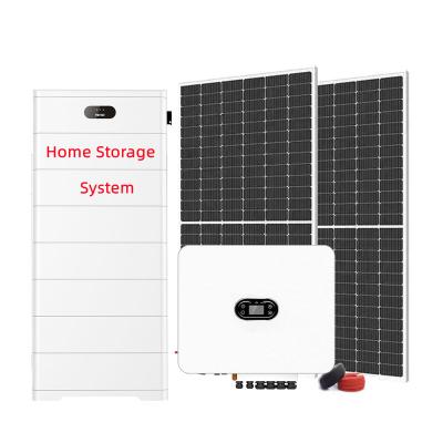 China Solar Energy Household System 15kwh 20kwh 25kwh 30kwh lifepo4 48v 200ah 5kw ess stackable home solar power energy storage battery system for trina solar panel for sale