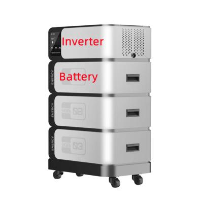 China Solar Energy Household System All in one inverter and lifepo4 lithium ion 5kwh 48v 5kw 10 kwh eu Stackable Modular Energy Storage 20KWh 51.2v Stacked battery for sale