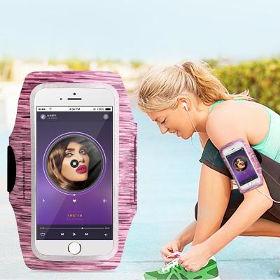 China Slim Waterproof Universal Anti-drop Arm Bag Running Armband For 6.2 Mobile Phone Screen Support Touch for sale