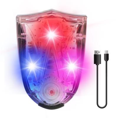 China Waterproof Custom Bike Led Light White Security Safety Light Clip For Heating Sport At Night for sale