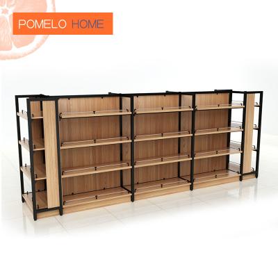 China Single Sided Pomelohome Used Customized Supermarket Fruit And Vegetable Shelf Display Racks for sale