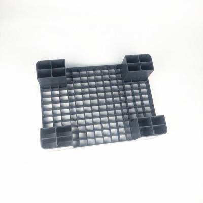 China Pomelohome Single Faced Production Molded Reinforced Heavy Duty Plastic Pallet 1100x1100 for sale