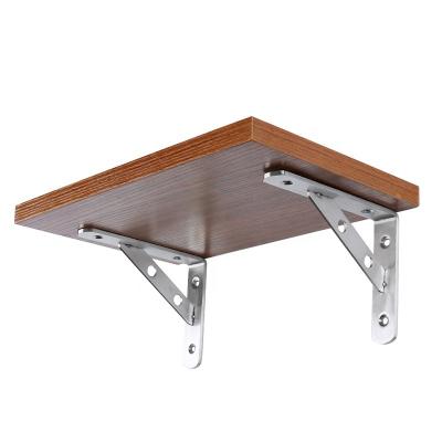 China Stainless Steel Iron Table Bracket Attic Bracket Triangle Fixed Shelf Heavy Duty Adjustable Folding Support Support for sale