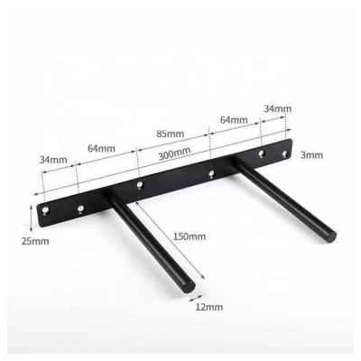 China Fixed Support Heavy Duty Concealed Floating Wall Mounted Shelf Bracket Fixed Fixed Metal Brackets for sale