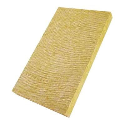 China Modern Manufacturer Supply Finely Processed External Wall Building Materials Insulation Rock Wool Board for sale