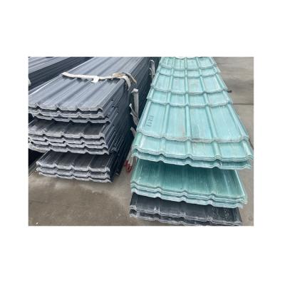 China Modern Factory Wholesale Price Finely Processed Lightweight Ceramic Roof Daylight Steel Tile for sale