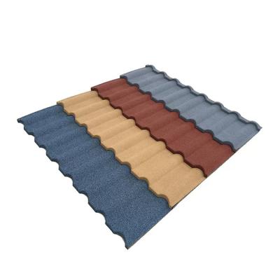 China Manufacturer Supply Professional High Quality Modern Color Stone Coated Steel Roof Tile For Industrial for sale