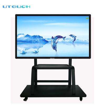 China All in one design Android and pcap dual Win10 touch system all-in-one-PC multitouch interactive whiteboard 75