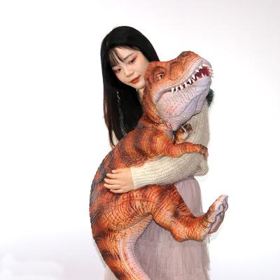 China High Quality Stainless Steel Frame Dinosaur Puppet Animatronic Baby Dinosaur Puppet in Demonstration for sale