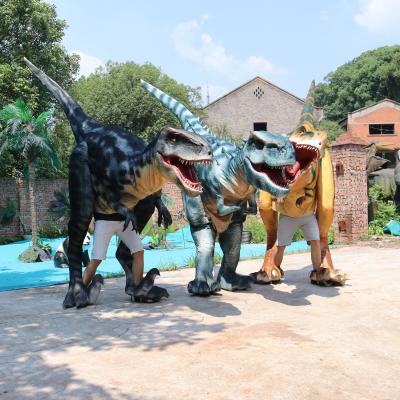 China Stainless Steel Frame Zigong Dinosaur Factory Classic Rubber Dinosaur Costume for sale