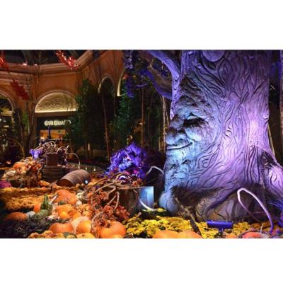 China Theme park haunted Halloween animatronic life size artificial talking tree on sale for sale