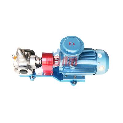 China Biofuel industry Self-suction food grade fluids transfer circular arc gear pump for sunflow/palm/peanut/sesame/soybean edible vegetable/oil for sale