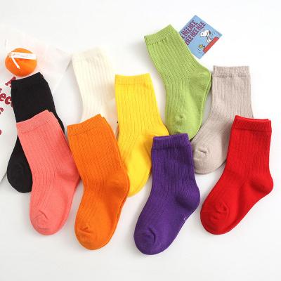 China Wholesale Fashion QUICK DRY Cute Crew Cotton Infant Baby Kids Colorful Socks for sale