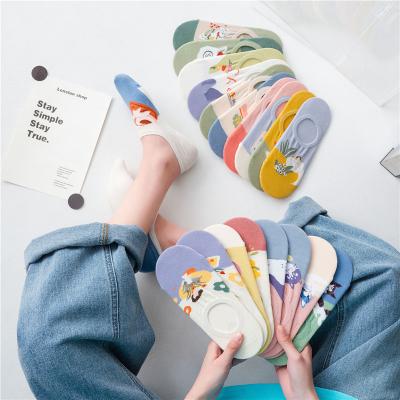 China AB QUICK DRY colorful socks brand summer fashionable happy women cotton boat funny ankle socks for sale