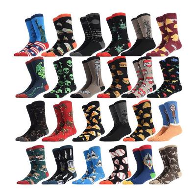 China QUICK DRY Latest Custom OEM Custom Design Funny Mens Tube Cotton Fashion Crew Socks for sale