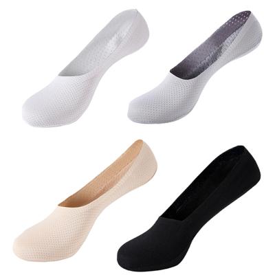 China Wholesale Hot Selling QUICK DRY Soft Breathable Mesh Heel Anti Slip Socks Invisible Mens Dress Socks for sale