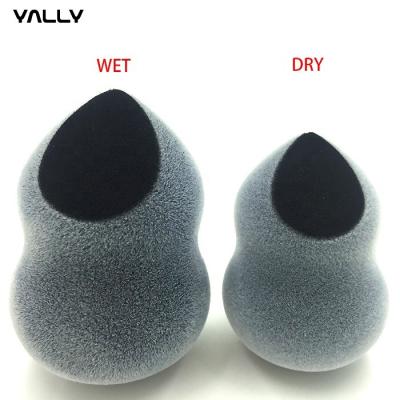 China Non Latex Hydrophilic Face Makeup Sponge Flocking Customized Color With Pet Box Te koop