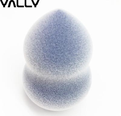 China dry and wet use gourd makeup microfiber sponge latex free expandable velvet sponge extra soft velvet beauty blend sponge for sale