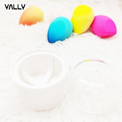 China Beauty Cosmetic Sponge Holder Case Drying Stand Storage Egg Powder Puff Case for sale