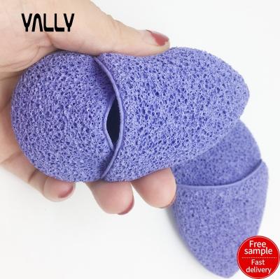 중국 2020 New trends waterdrop/slipper shaped Glove Magic Face Wash Cleansing Sponge makeup remover pad reusable face washing mitt 판매용