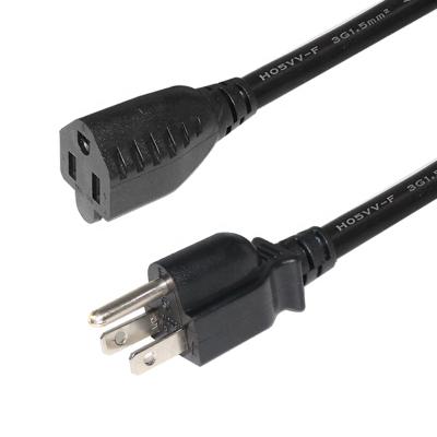 China US American USA Japan Canada Brazil Home Appliance Power Extension Cable Cord to C13 for Notebook Computer Laptop Electrical Cable Wire for sale