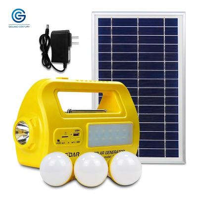 China Portable Multifunction Home Kit DC Generation Circuit Solar Panel Support Home Solar Ignition Solar Charging Lithium Battery for sale