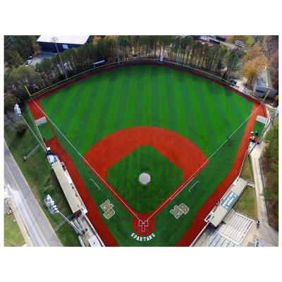 China High Quality Non Infill Artificial Football Turf Artificial Grass USA Baseball Synthetic Grass For Football for sale