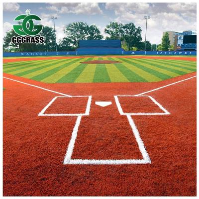 China 30mm Non Infill Baseball Softball Turf Synthetic Grass For Baseball Field Indoor Outdoor Football Artificial Grass for sale