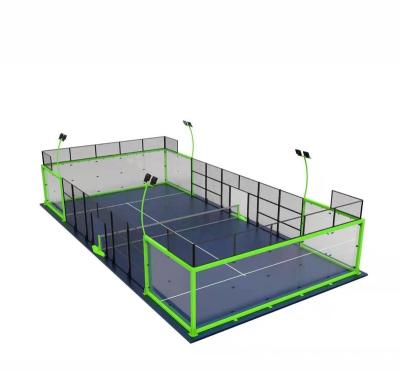 China Tennis Hockey Sports Court Badminton Flooring Artificial Grass Mat Turf Padel Court Paddle Tennis for sale