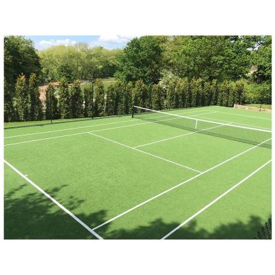 China Tennis 10mm Durable Artificial Grass For Cricket Pitch Synthetic Turf Tennis Court for sale