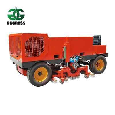 China Backfill sand and rubber in the F-1400 automatic artificial grass brush installation machine artificial sand and rubber supplementary machine for sale