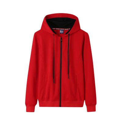 China NEW High Quality Zipper Cropped Front Pocket Hoodies Ladies Spandex/Cotton and Men's Casual Coats for sale