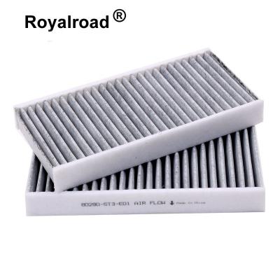 China Wholesale Activated Carbon Cabin Filter For Honda 80290-ST3-E01 Japanese Cabin Filter V (EJ) Cabin Filter 80290-ST3-E01 CIVIC OEM Car Coupe for sale