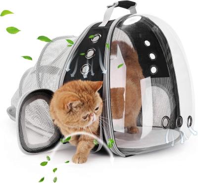 China 2022 Amazon Viable Hot Selling Expandable Pet Carrier Backpack For Cats Puppies Birds Rabbits Small Medium Pet for sale